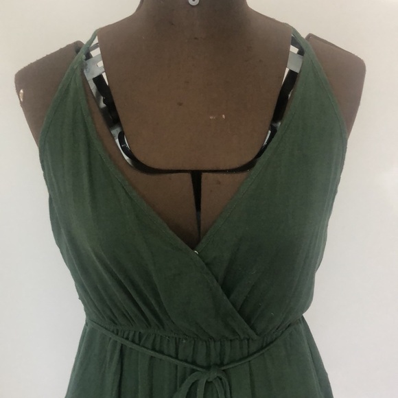 Pilgrim size 10 casual lightweight khaki green dress - Picture 4 of 10